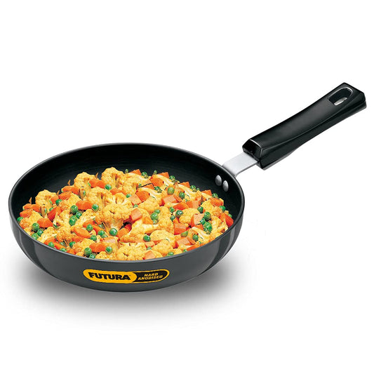 Hawkins Futura Hard Anodised Fry Pan With Rounded Sides 22 cms | 4.06mm - AF 22R