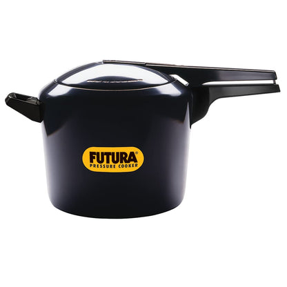 Hawkins Futura Hard Anodised Aluminium Inner Lid Pressure Cooker 7 Litres Tall, Black - FP7T