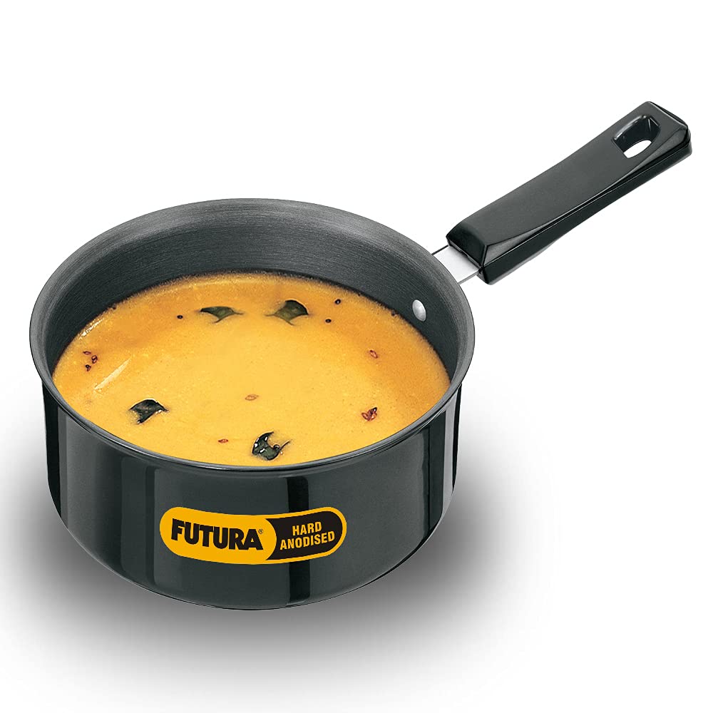 Hawkins Futura Hard Anodised Sauce Pan 2.25 Litres | 18cm, 3.25mm- AS 225