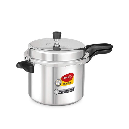 Pigeon Calida Deluxe Aluminium Outer Lid Pressure Cooker 7.5 Litres, Induction Base - 118