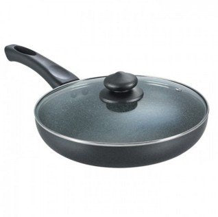 Prestige Omega Deluxe Granite Nonstick Fry Pan 260 mm with Lid - 36308