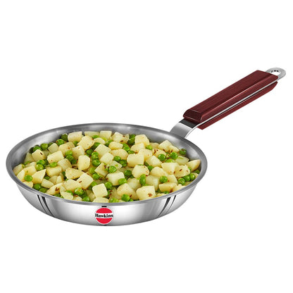 Hawkins Triply Stainless Steel Induction Base Fry Pan 22cm - SSF 22