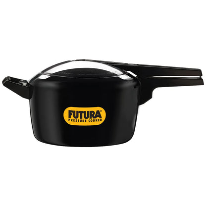 Hawkins Futura Hard Anodised Aluminium Inner Lid Pressure Cooker 5 Litres , Black - FP50