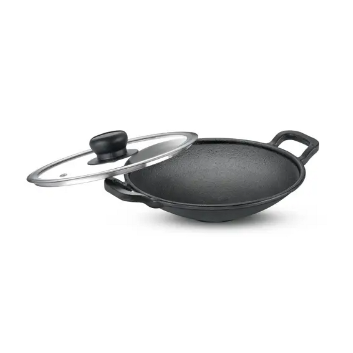 Prestige Cast iron Appachetty | Appam Pan 20cms | With Glass Lid - 30564