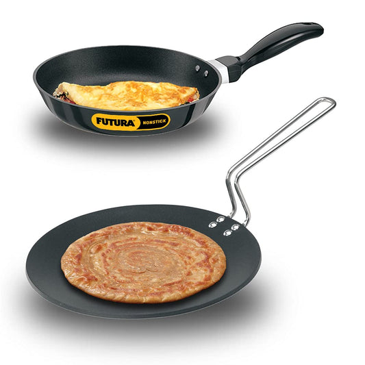 Hawkins Futura 2 Pieces Non Stick Cookware Set No. 5 - 26cm Tava and 22cm Frying Pan - NSET5