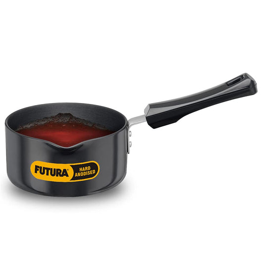 Hawkins Futura Hard Anodised Sauce Pan 1 Litre | 14cm, 3.25mm - AS 10