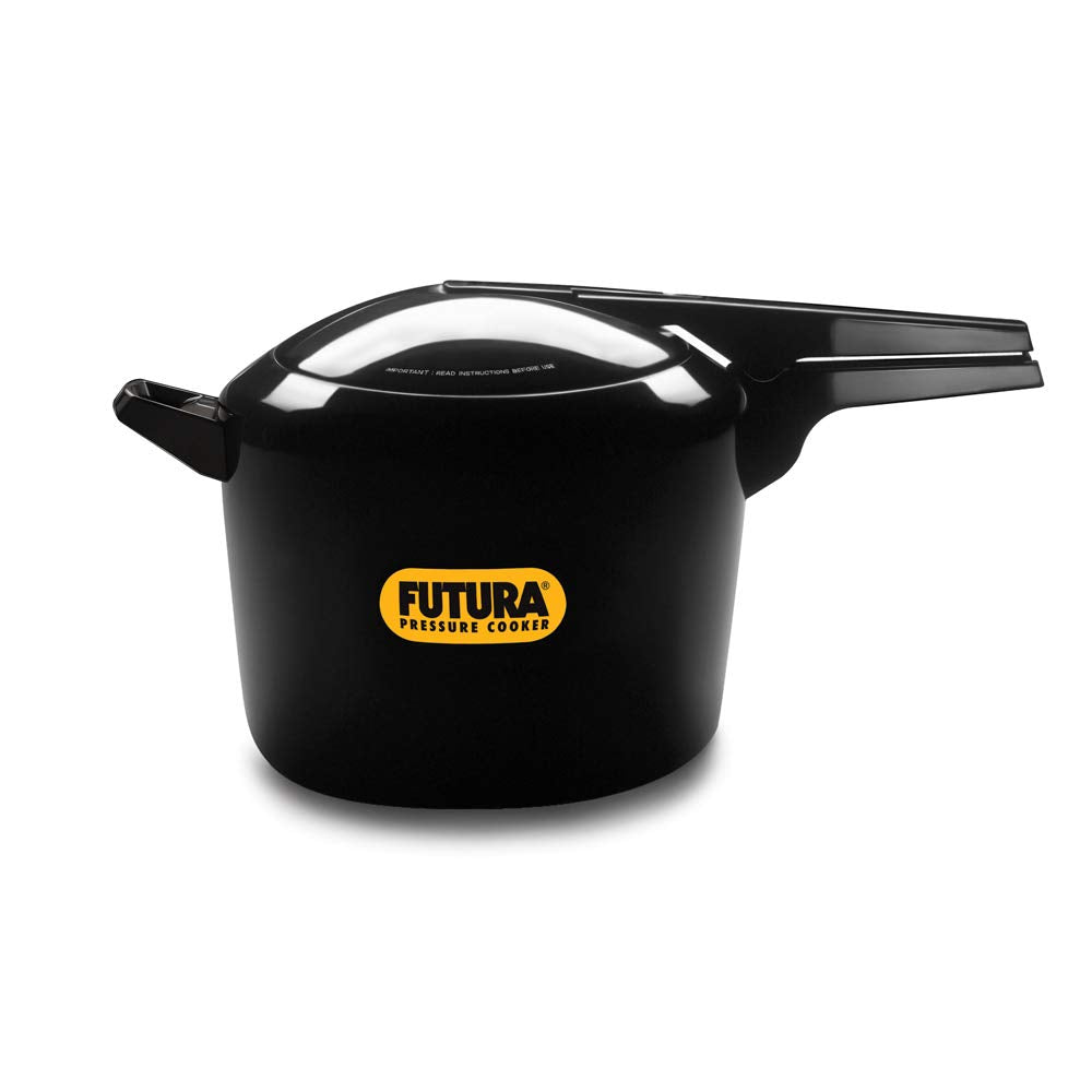 Hawkins Futura Hard Anodised Aluminium Inner Lid Pressure Cooker 9 Litres , Black - FP90