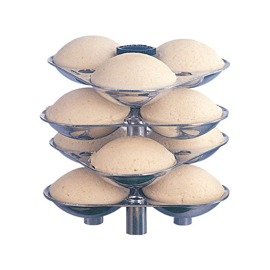 Hawkins Idli Stand - 12 Mini Idlis, (For 3 Litre and bigger Pressure Cooker) ID12S, Aluminium