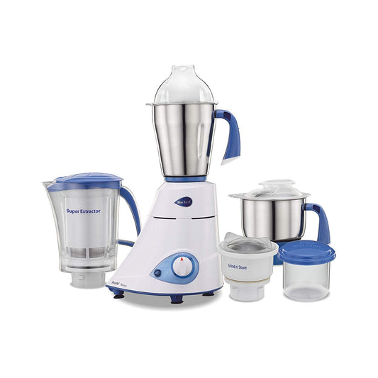 Preethi Blue Leaf Platinum Mixer Grinder 750 Watt Motor with 5 Jars - MG 139