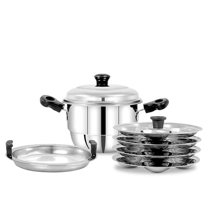 Pigeon Hot-20 Stainless Steel Idly Cooker Pot | Idli Pot With Steamer Plate - 50095