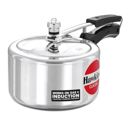 Hawkins Classic 3 Litres Wide Induction Base Aluminium Inner Lid Pressure Cooker - ICL3W