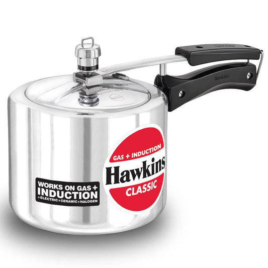 Hawkins Classic 3 Litres Tall Induction Base Aluminium Inner Lid Pressure Cooker - ICL3T