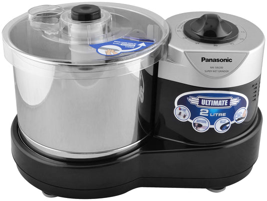 Panasonic MK-SW200 Table Top Wet Grinder 2 Litres | 240 Watts - Black