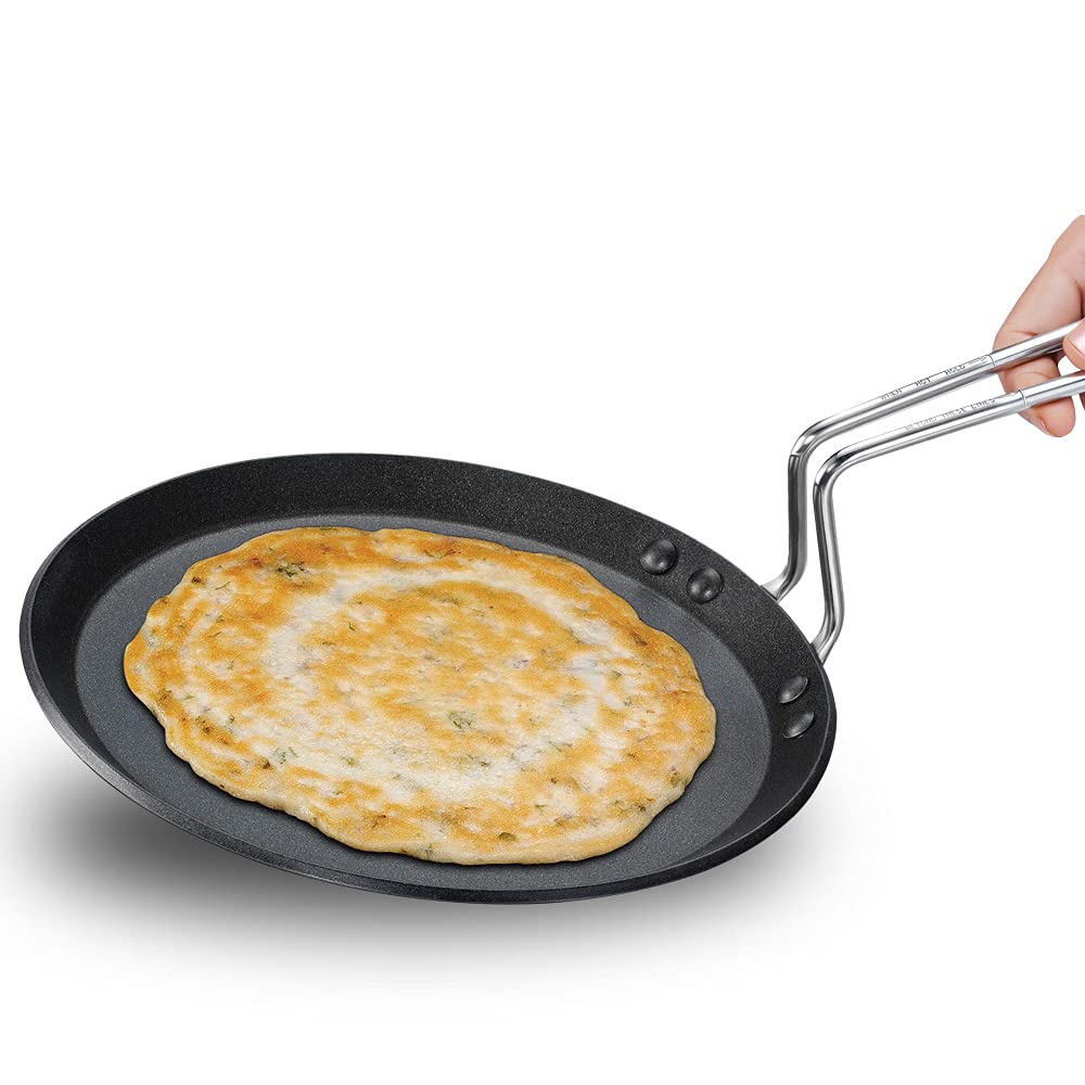 Hawkins Futura Non-stick Flat Tava 22cms, 4.06mm - NFT 22