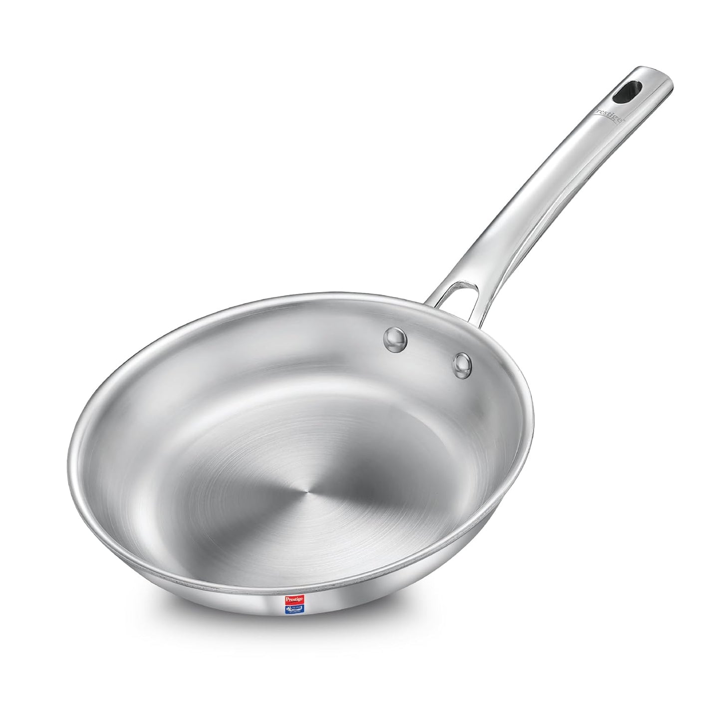 Prestige Tri-Ply Splendid Fry Pan | Gas and Induction Compatible | Thick Gauge Tri-Ply Body