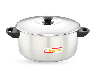 Murugan Stainless Steel Evasilva Deluxe Dish Hot Box | Casserole | With Gasket for Unique Air-Tight System