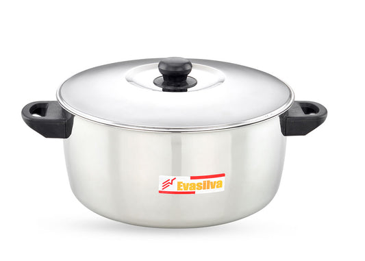 Murugan Stainless Steel Evasilva Deluxe Dish Hot Box | Casserole | With Gasket for Unique Air-Tight System