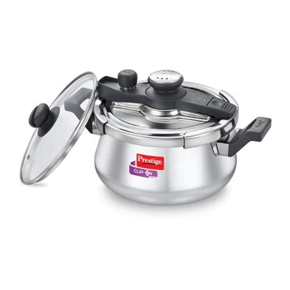 Prestige Svachh Clip-on 5 Litres Stainless Steel Outer Lid Pressure Handi - 20233