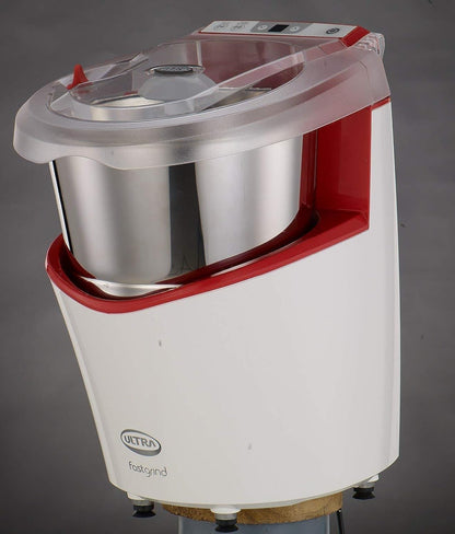 Elgi Ultra Fastgrind 2Litres Wet Grinder with Digital Timer (Fortune White with Red Top Cover)