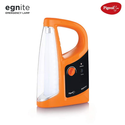 Pigeon Egnite Emergency Lamp with 1600 mAh Rechargeable Lantern (Orange) - 12333