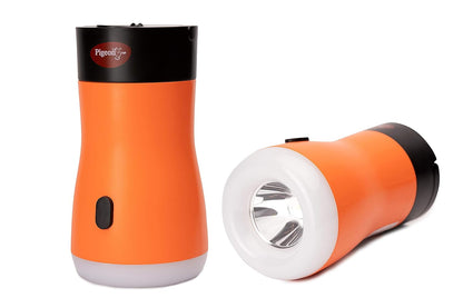 Pigeon Lumino Pro Desk, Torch Emergency Lamp with 1200mAH Battery (Orange) - 14595