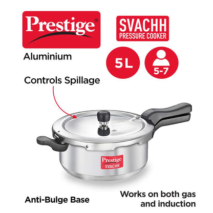 Prestige Svachh Aluminium Outer Lid Senior Pressure Pan 5 Litres - 10773