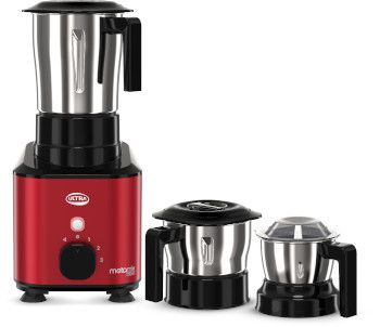 Elgi Ultra Metamix 750W 3 Jars Mixer Grinder, Candy Red