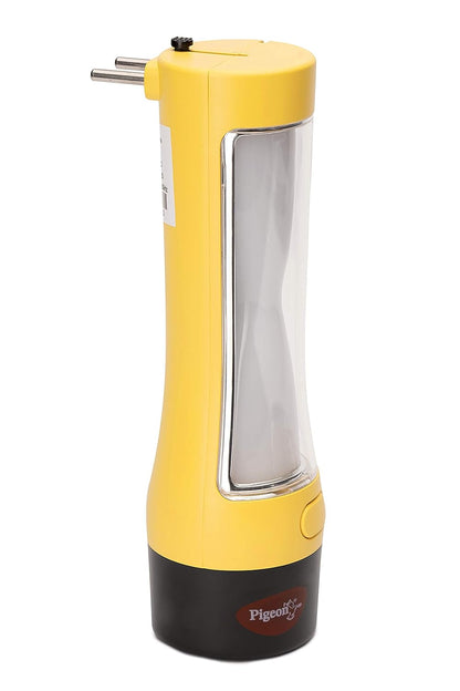 Pigeon Radiance Pro Desk + Torch Emergency Lamp with Battery 1200mAH, Yellow - 14594
