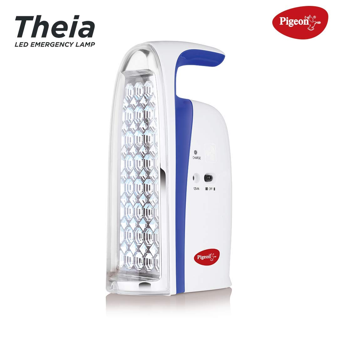 Pigeon Theia Led Emergency Rechargeable Lamp with 3000 mAH and 150Hours - 12423