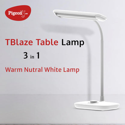 Pigeon T blaze Rechargeable LED Reading Lamps with Flicker-Free USB Charging Touch 3 Stage dimming - 14717