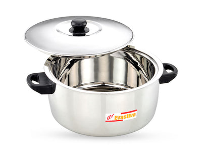 Murugan Stainless Steel Evasilva Deluxe Dish Hot Box | Casserole | With Gasket for Unique Air-Tight System