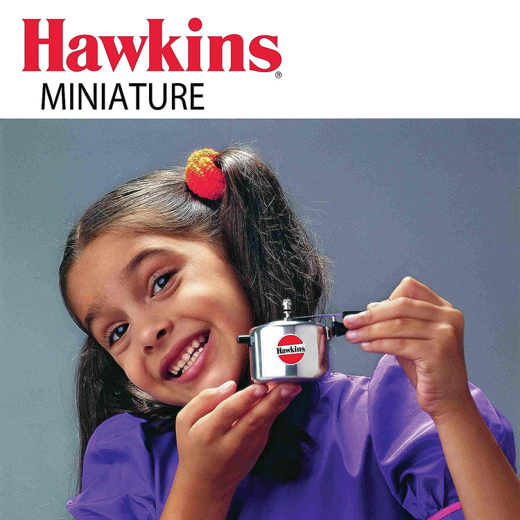 Hawkins Miniature Cooker, Toy Cooker for Kids, Mini Cooker, Small Cooker for Kids, Silver (MIN)