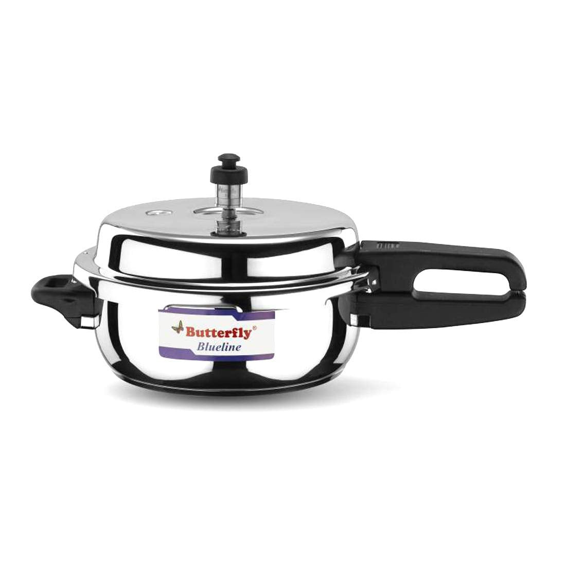 Butterfly Blueline Stainless Steel Pressure Cooker | Outer Lid | Induction Base