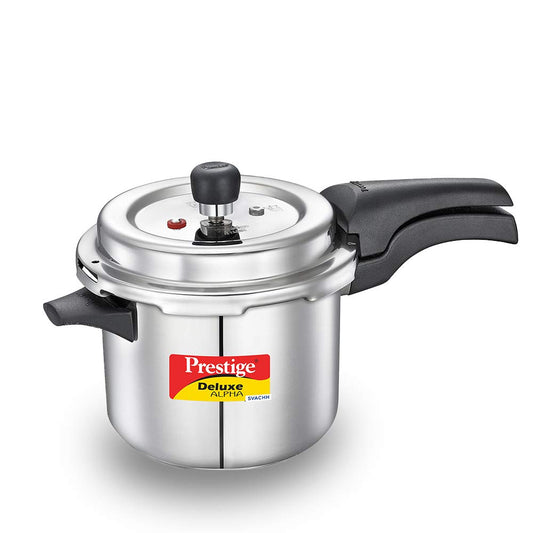 Prestige Svachh Deluxe Alpha 3.5 Litre Stainless Steel Outer Lid Pressure Cooker - 20249