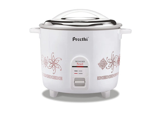 Preethi Rangoli 2.2 Litres Single Pan Electric Rice Cooker - RC 321