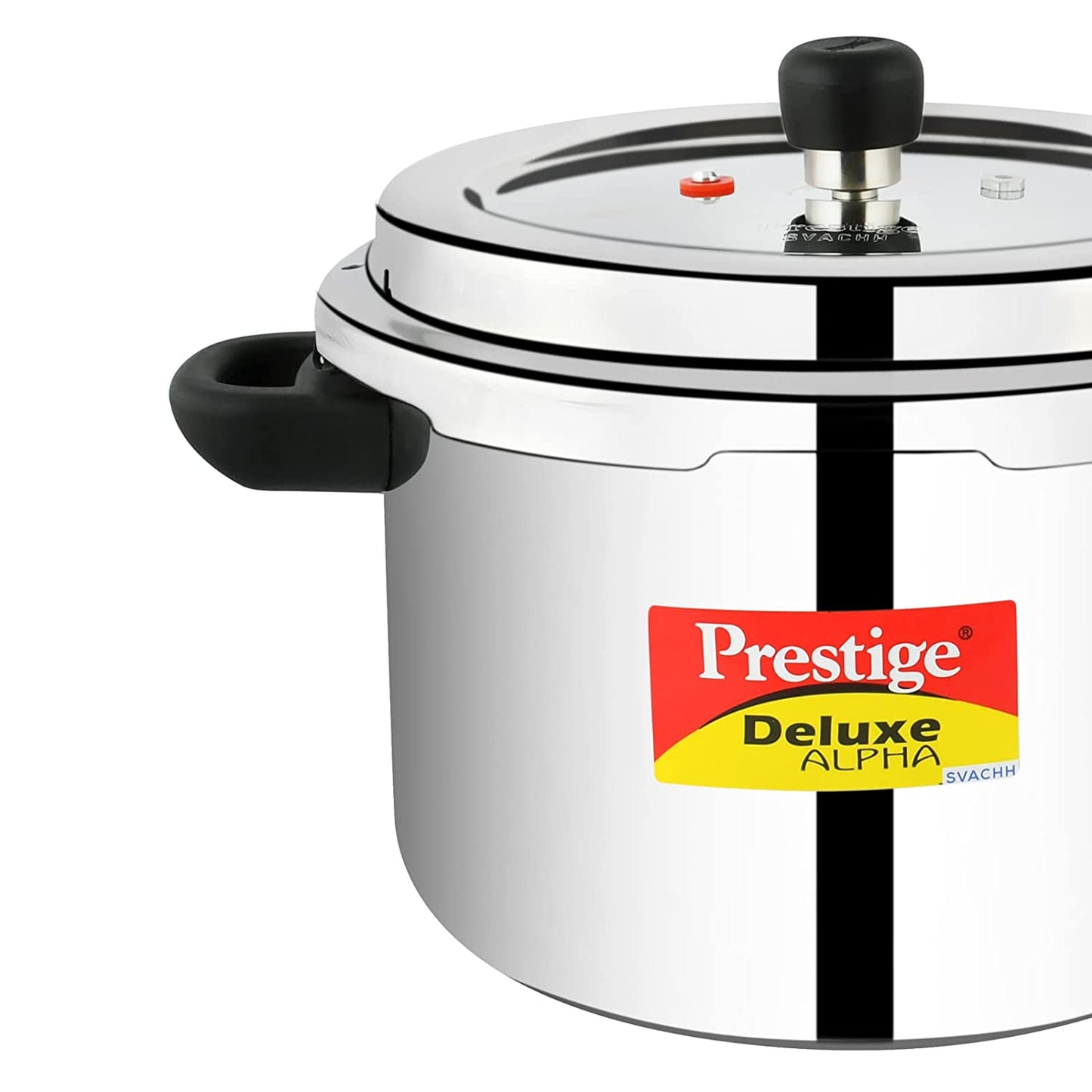 Prestige Svachh Deluxe Alpha 6.5 Litre Stainless Steel Outer Lid Pressure Cooker - 20252