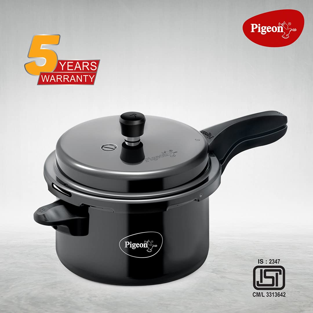 Pigeon Titanium Hard Anodized Aluminium Outer Lid Pressure Cooker 5 Litres - 12294