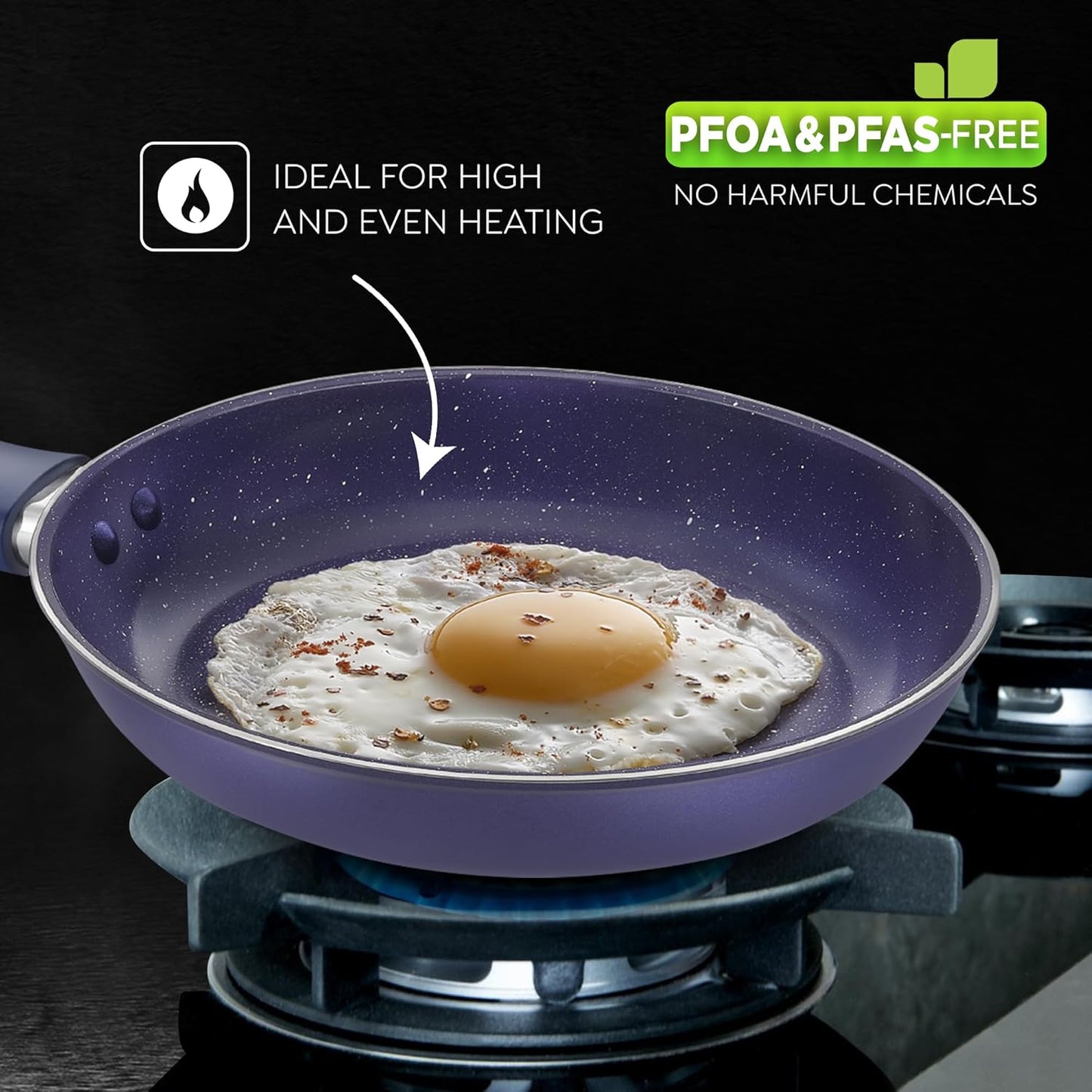 Prestige Ceraglide Ceramic Coated Non-Stick Fry Pan | Induction Compatible