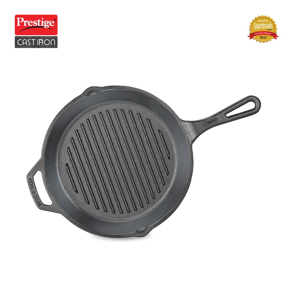 Prestige Cast Iron Grill Pan, 250 mm - 30560