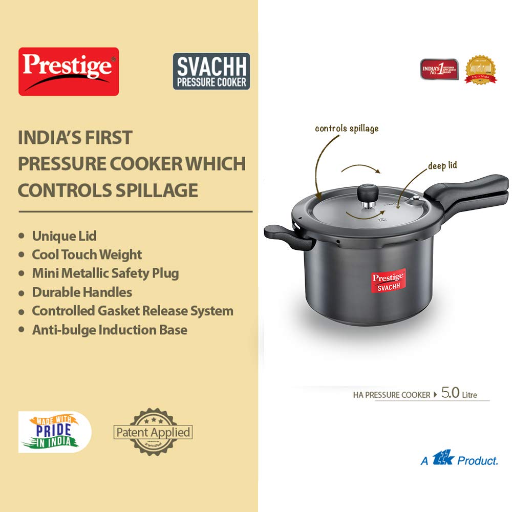 Cooker prestige 5 discount litre