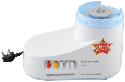 Panasonic MX-AC 350 Super Mixer Grinder, 550 Watts, 3 Jars