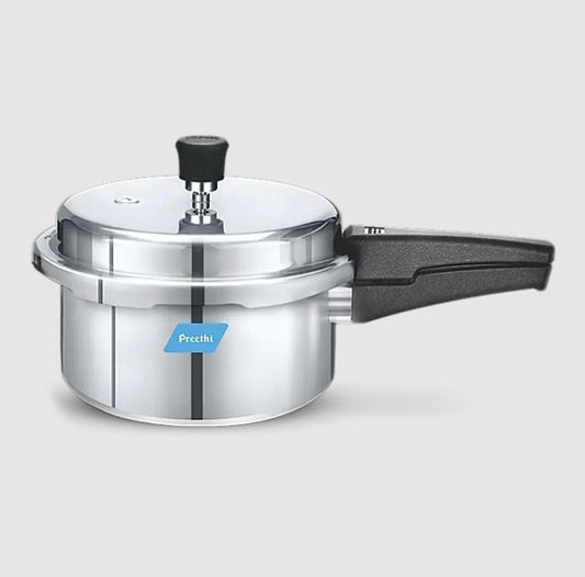 Preethi Pressure Cooker Outer Lid Induction Base Aluminium 3 Litres - PC 004