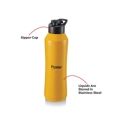 Prestige PSSB 01 SS Single Walled Stainless Steel Water Bottle 1000ml - 42922