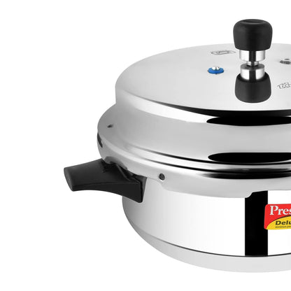 Prestige Deluxe Plus Induction Base Senior Pan Aluminium Outer Lid Pressure Cooker, 6 Litres - 10706