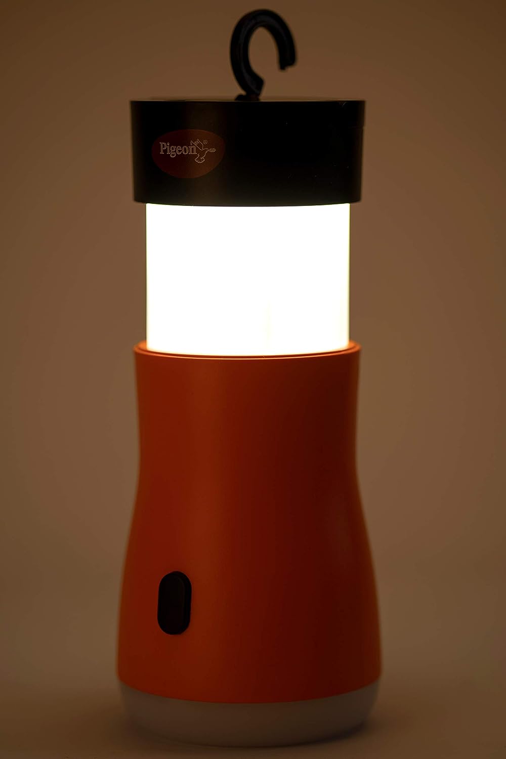 Pigeon Lumino Pro Desk, Torch Emergency Lamp with 1200mAH Battery (Orange) - 14595