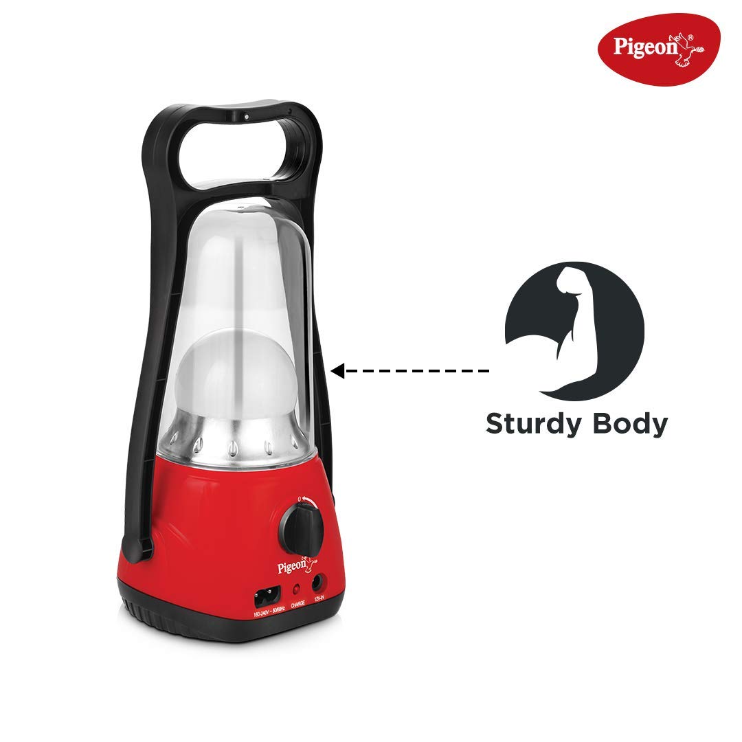 Pigeon Lumino LED Emergency Rechargeable Lamp with 1600 mAH and 50 Hours Backup - 12136