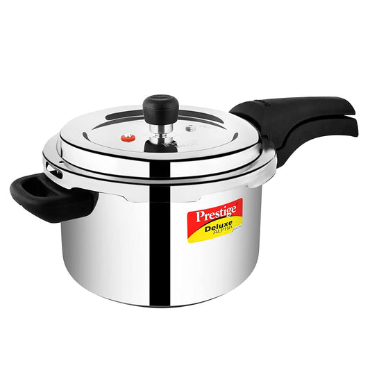 Prestige Svachh Deluxe Alpha 4 Litres Stainless Steel Outer Lid Pressure Cooker - 20250