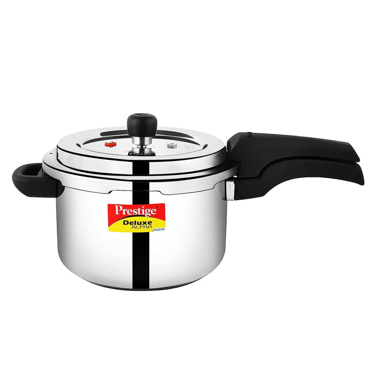 Prestige Svachh Deluxe Alpha 4 Litres Stainless Steel Outer Lid Pressure Cooker - 20250
