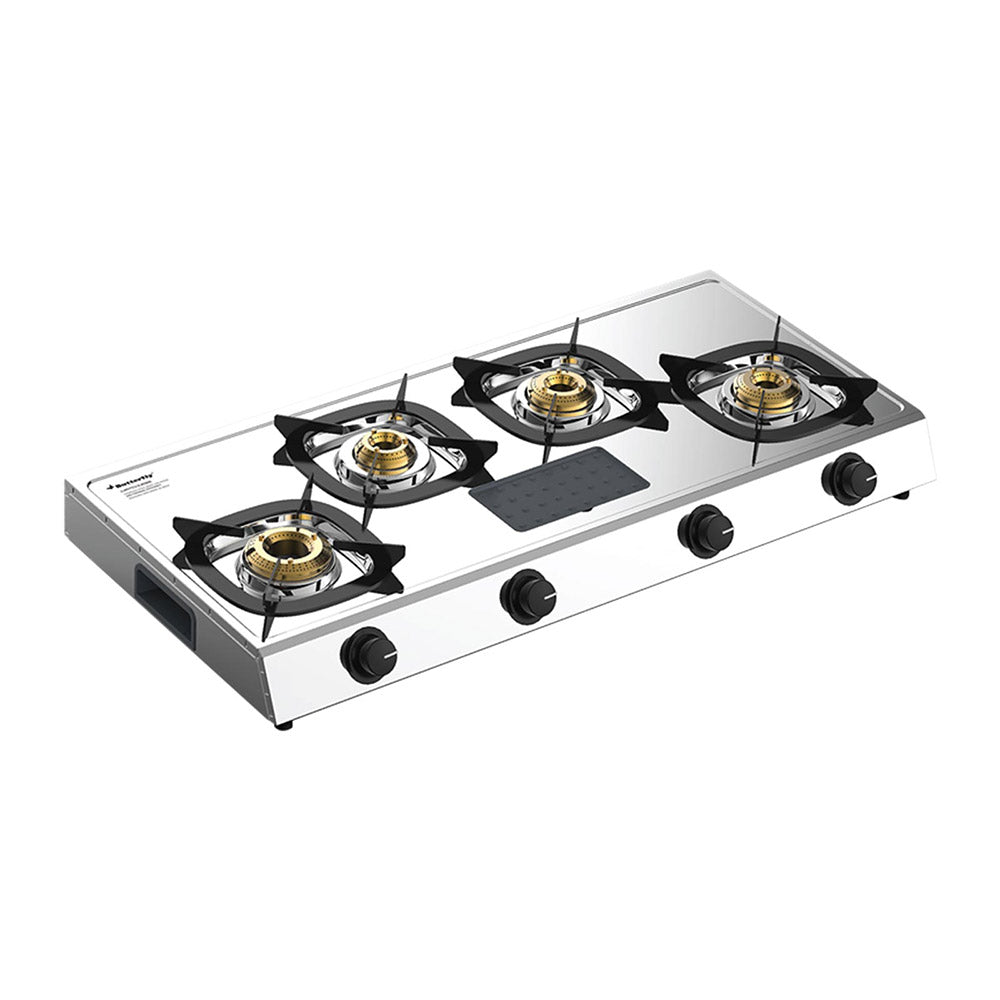 Butterfly Matchless Stainless Steel Gas Stove | Manual Ignition