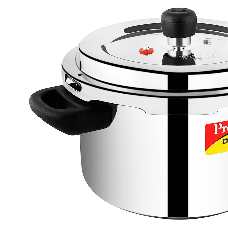 Prestige Svachh Deluxe Alpha 4 Litres Stainless Steel Outer Lid Pressure Cooker - 20250